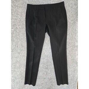 Theory Louise Urban Dress Pant Womens 10 Black Trousers Business Professional